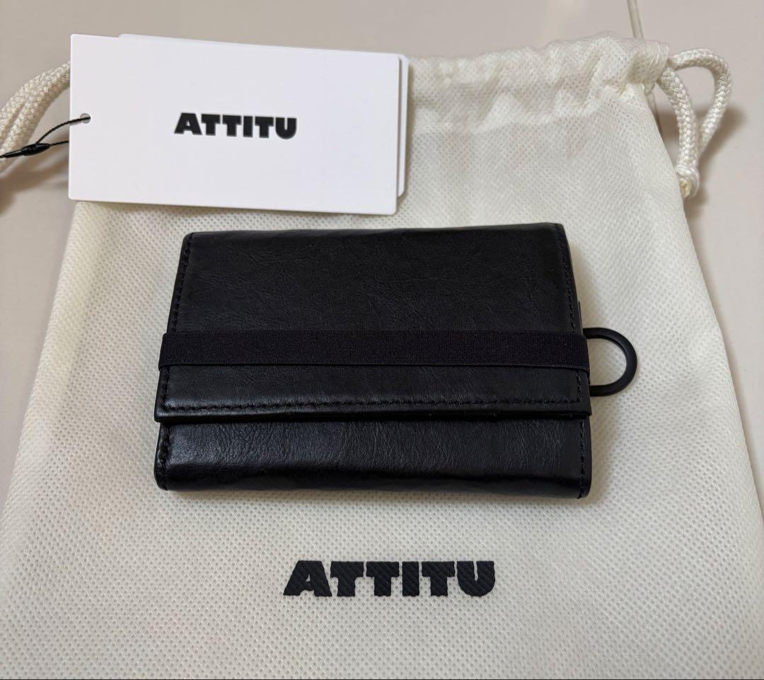 土屋鞄 ATTITU レザーショルダーウォレット