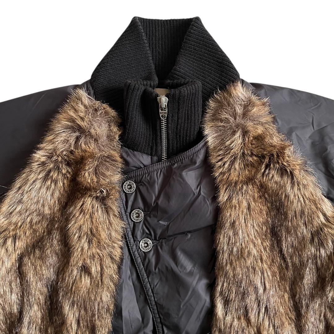 ジャケット・アウター 00s DIESEL Fur Docking Blouson Jacket