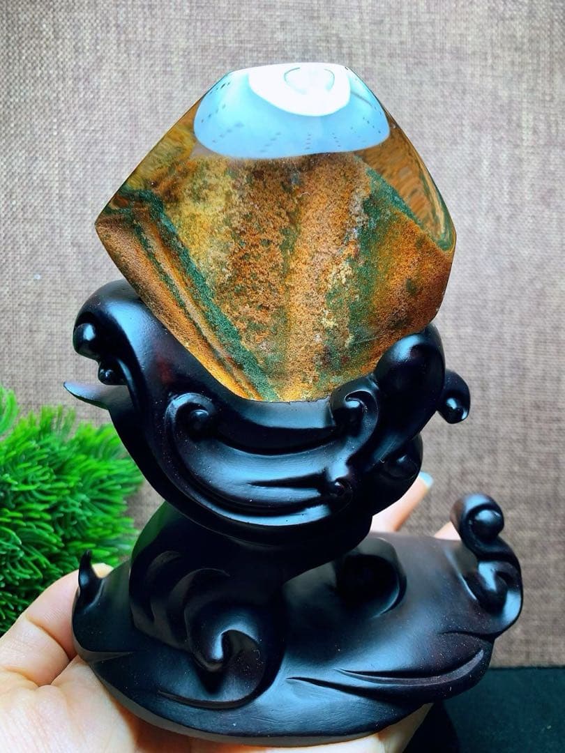 ⭐︎【天然】ガーデン クォーツ 置物 198g