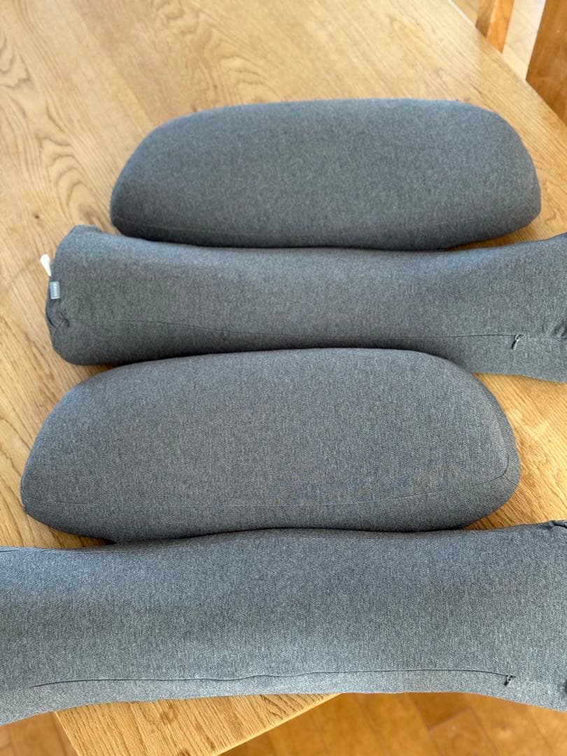 CALQS首と肩がホッとする枕PLUS／2個セット（新品未開封の替えカバー付き）