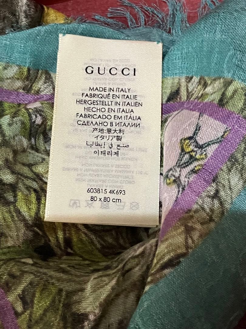 GUCCI ヒグチユウコ　ニャンコ　スカーフ