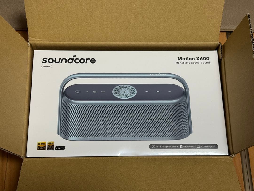 soundcore Motion X600 ワイヤレススピーカー ブルー色