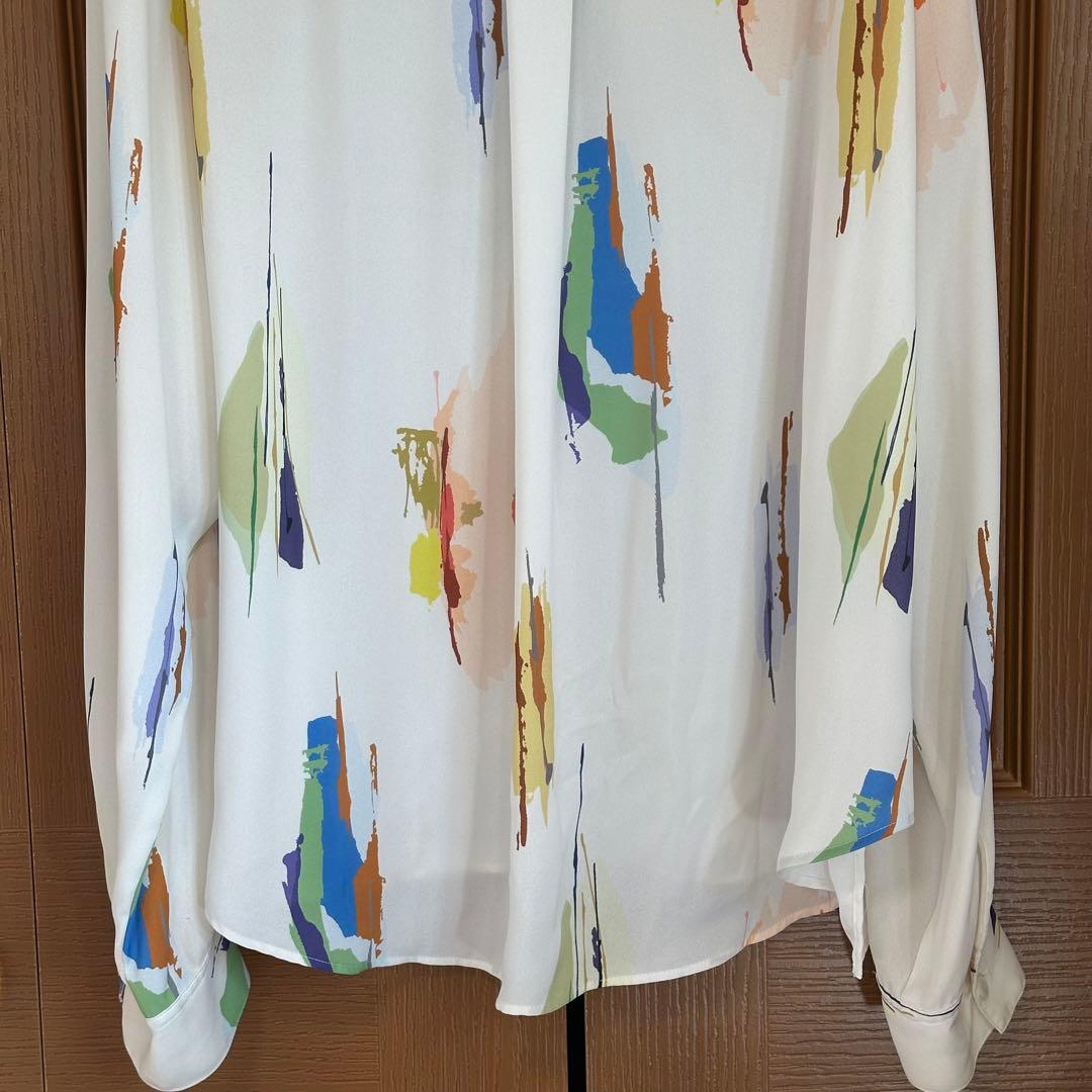 LiNoH リノー　ミスチル桜井和寿着 シャツ 多色模様 長袖シャツ サイズ2