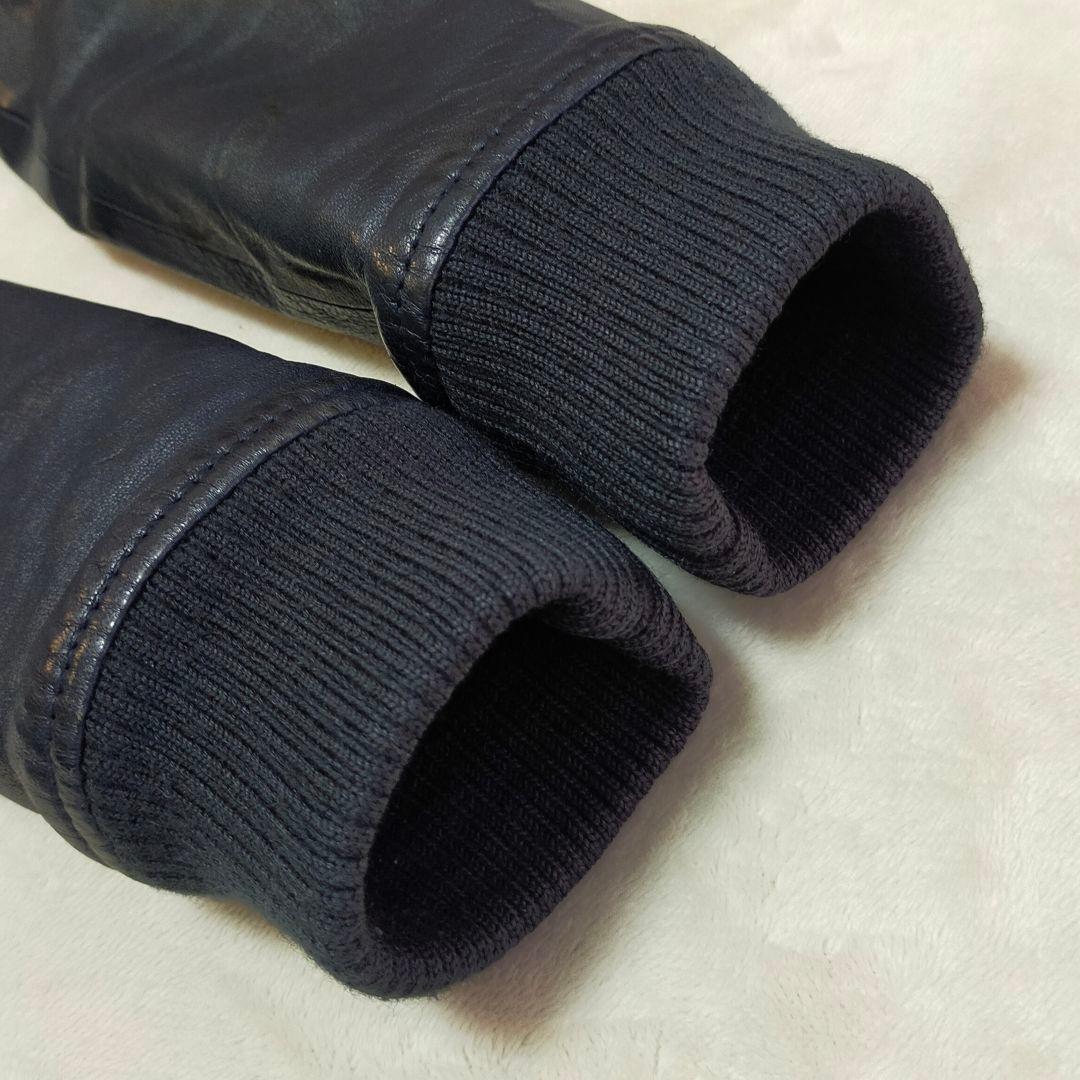 AVIREX　羊革　オールレザーMA-1　Мサイズ