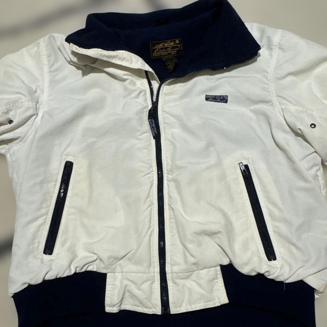 Eddie Bauer vintage ホワイトアウター ブルゾン