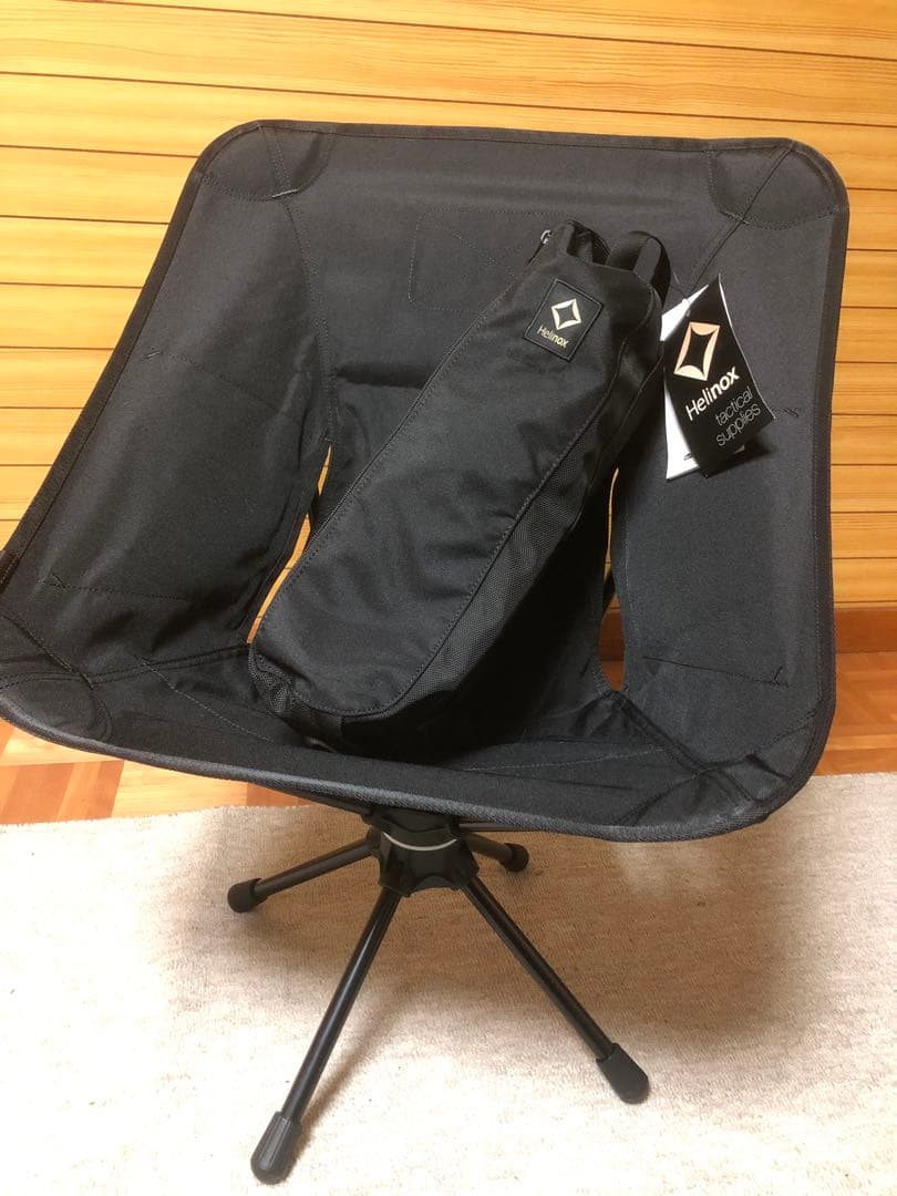 ヘリノックス　スイベルチェア　ブラック