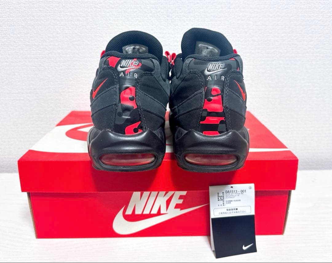 靴 Nike AirMax95 \"Black Laser Crimson\" 28cm