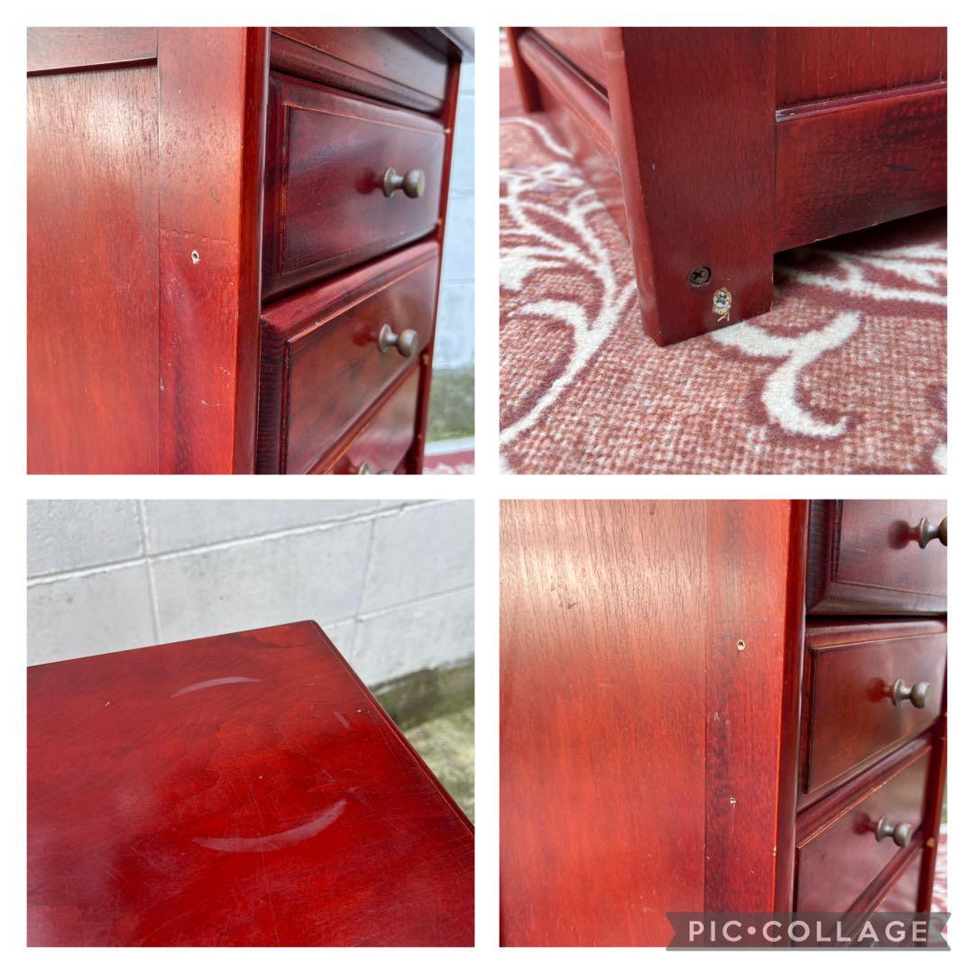 古家具ビンテージ品◾️四国工芸 SHICO 引き出し6杯 整理棚 木製家具