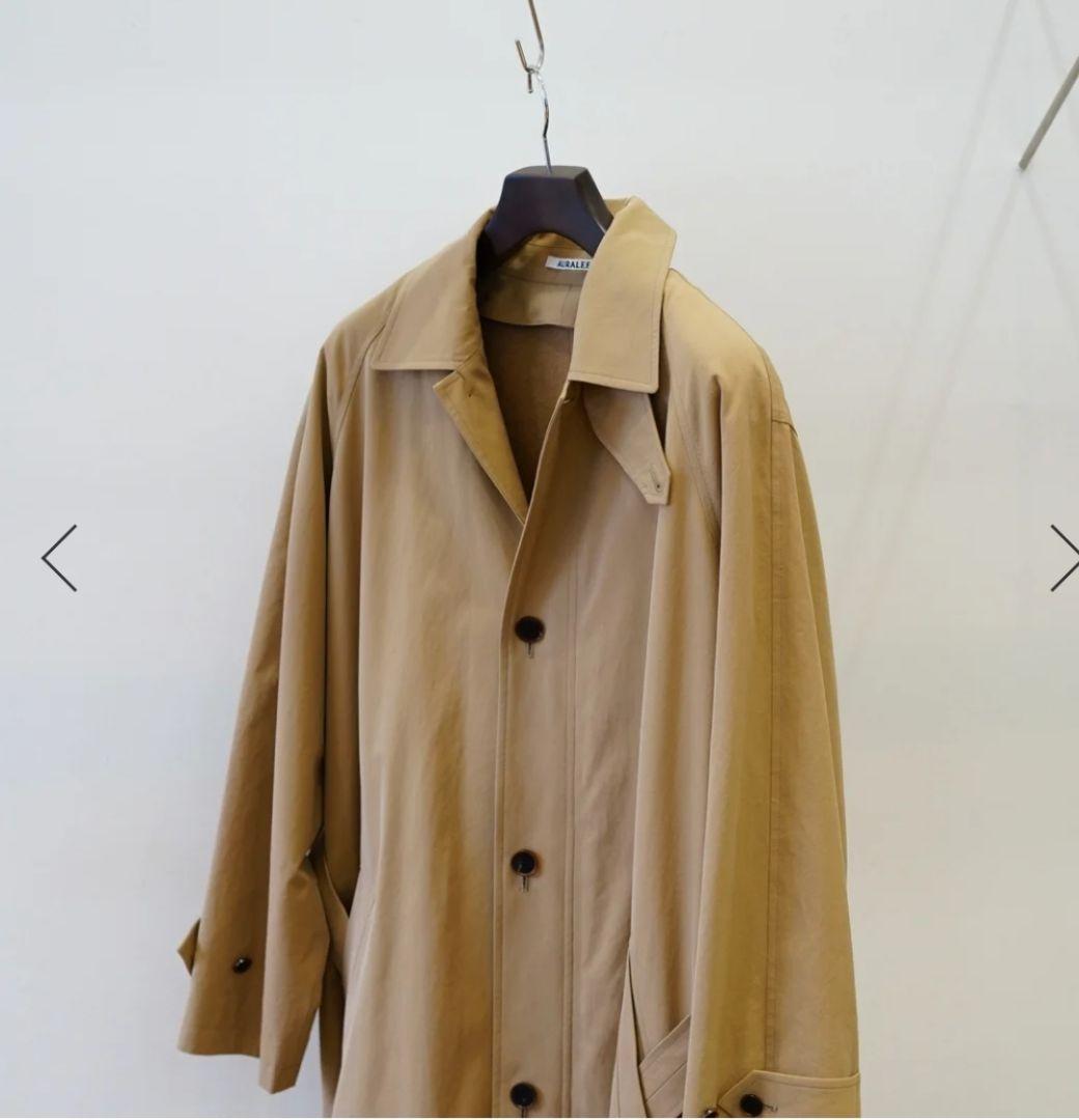 AURALEE フィンクスハードツイストギャバジンステンカラーコート size4