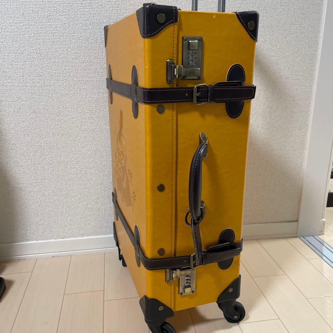 最終値下　廃盤　リトルミイ　キャリーケース　スーツケース　革　イエロー　50L