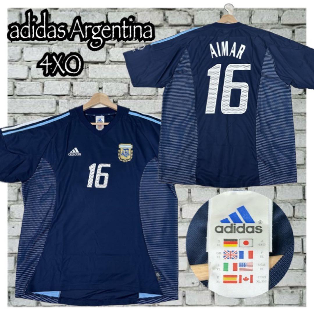 ✨希少4XO✨アディダス アルゼンチン代表 Aimar 16 2002W杯モデル