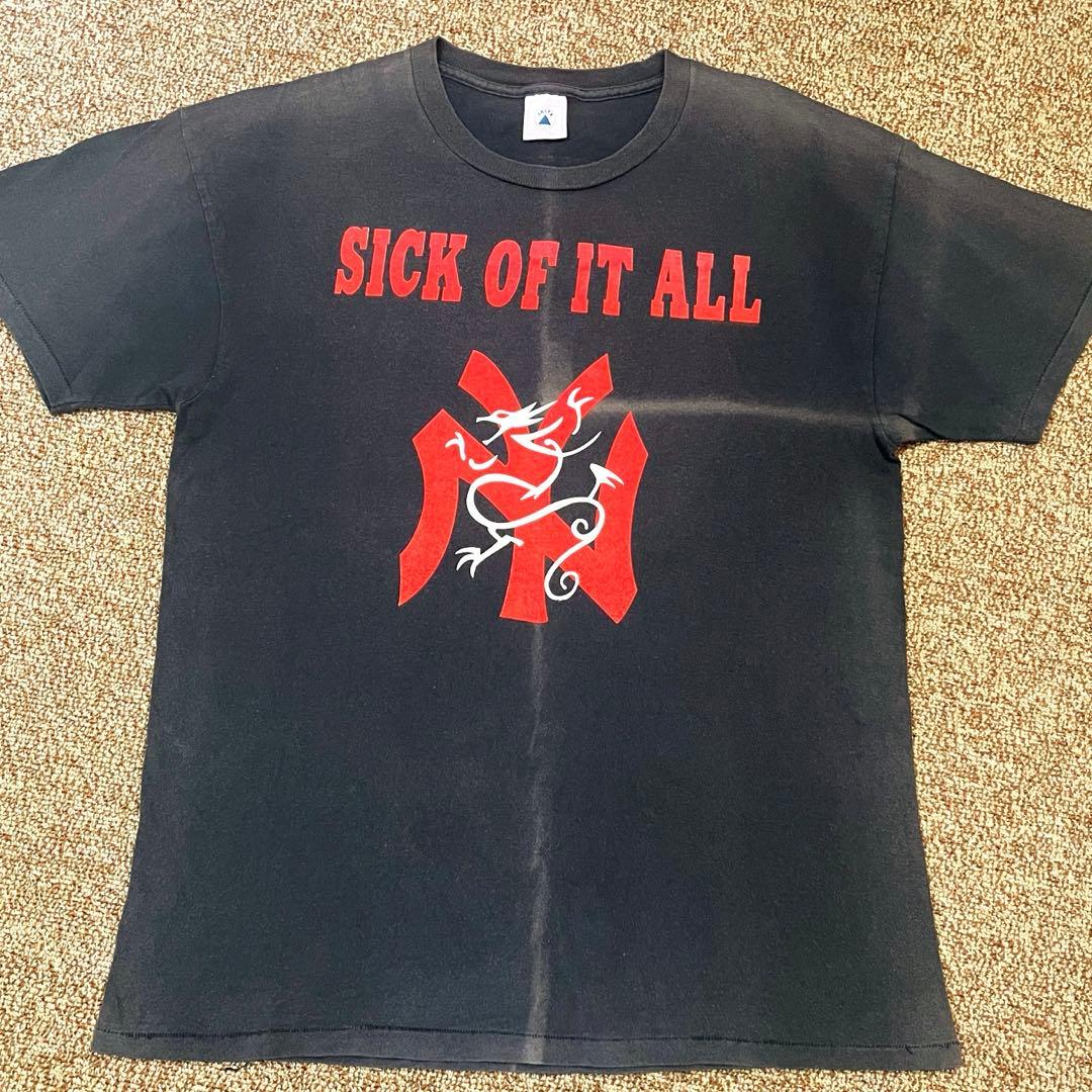 90s sick of it all NYHC フェード ハードコア　バンドt