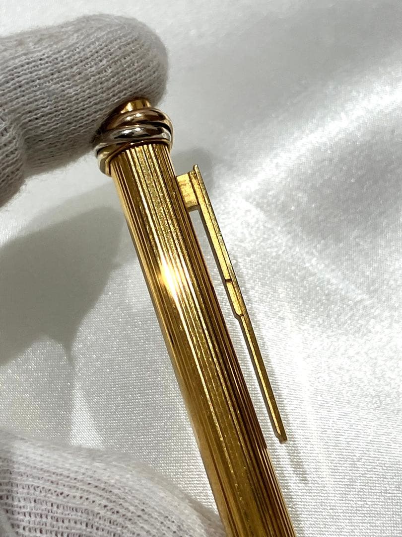Cartier カルティエ トリニティ 万年筆 ゴールドカラー ヴィンテージ