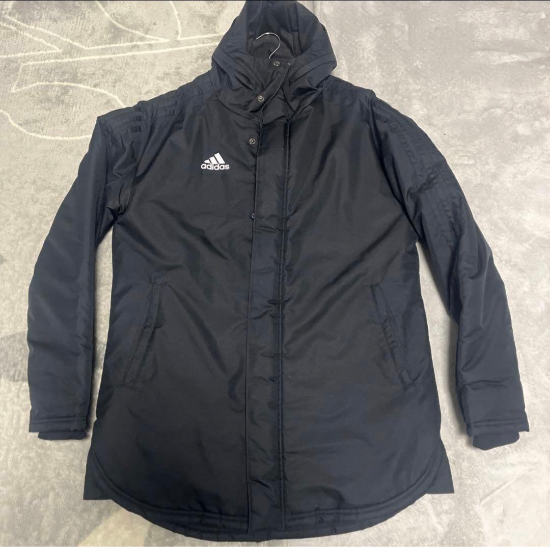 adidas/アディダス/ハーフベンチコート/上質/サイズO 暖かい　中綿