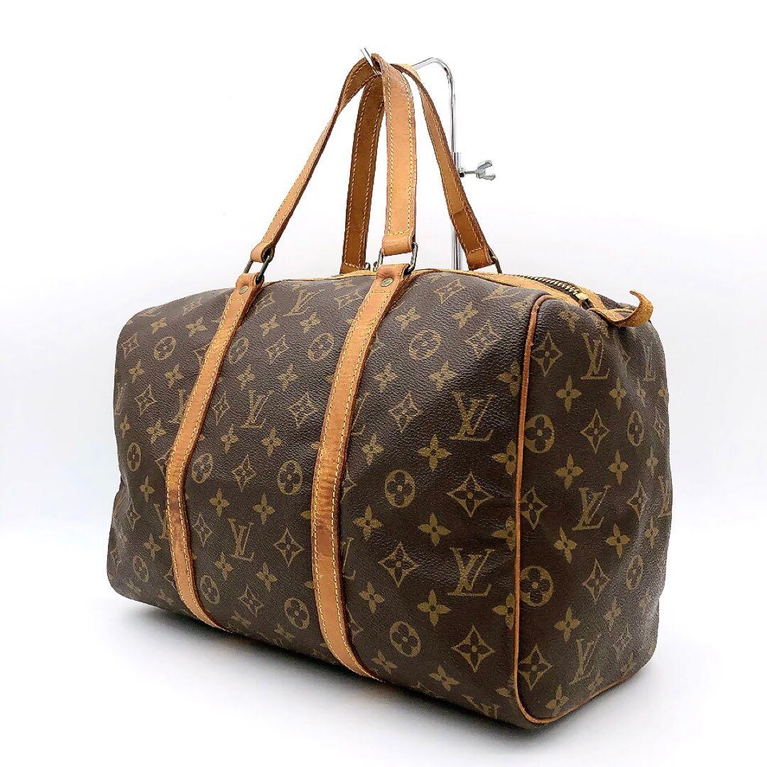 【LOUIS VUITTON】サックスプール35 ボストンバッグ　モノグラム