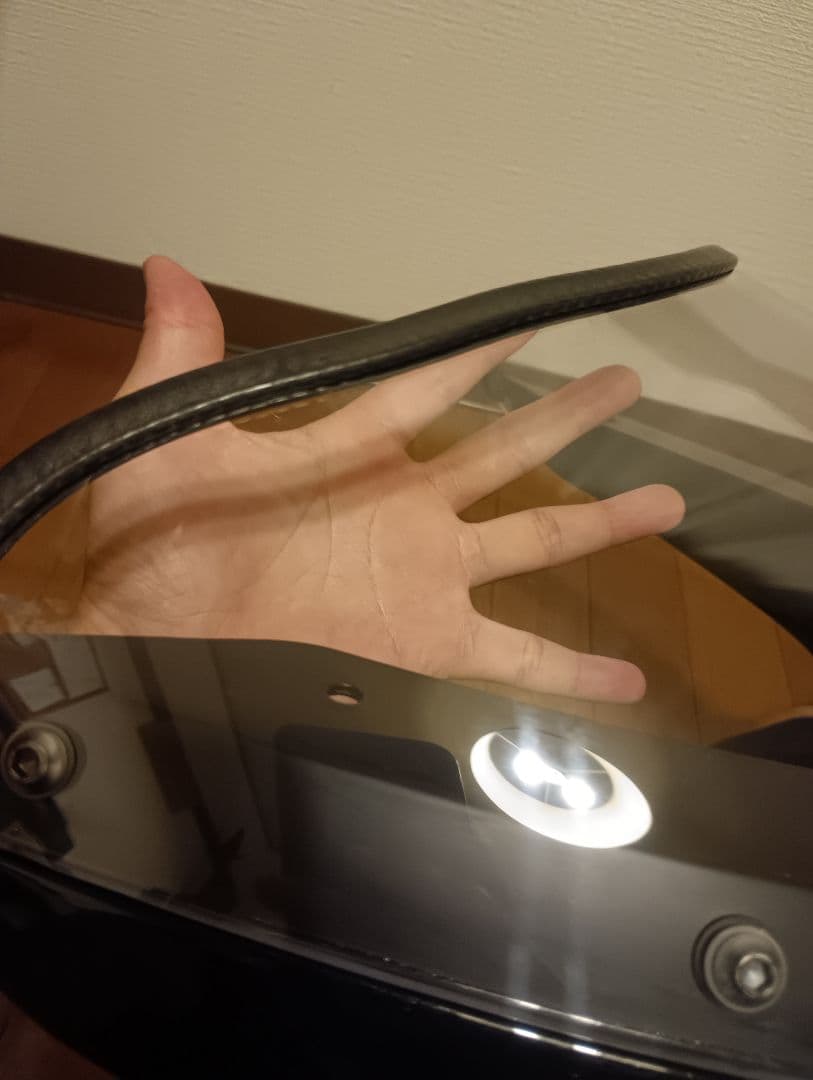 【入手困難】カワサキ純正　エストレヤ用ビキニカウル　純正ステー（黒メッキ）付き