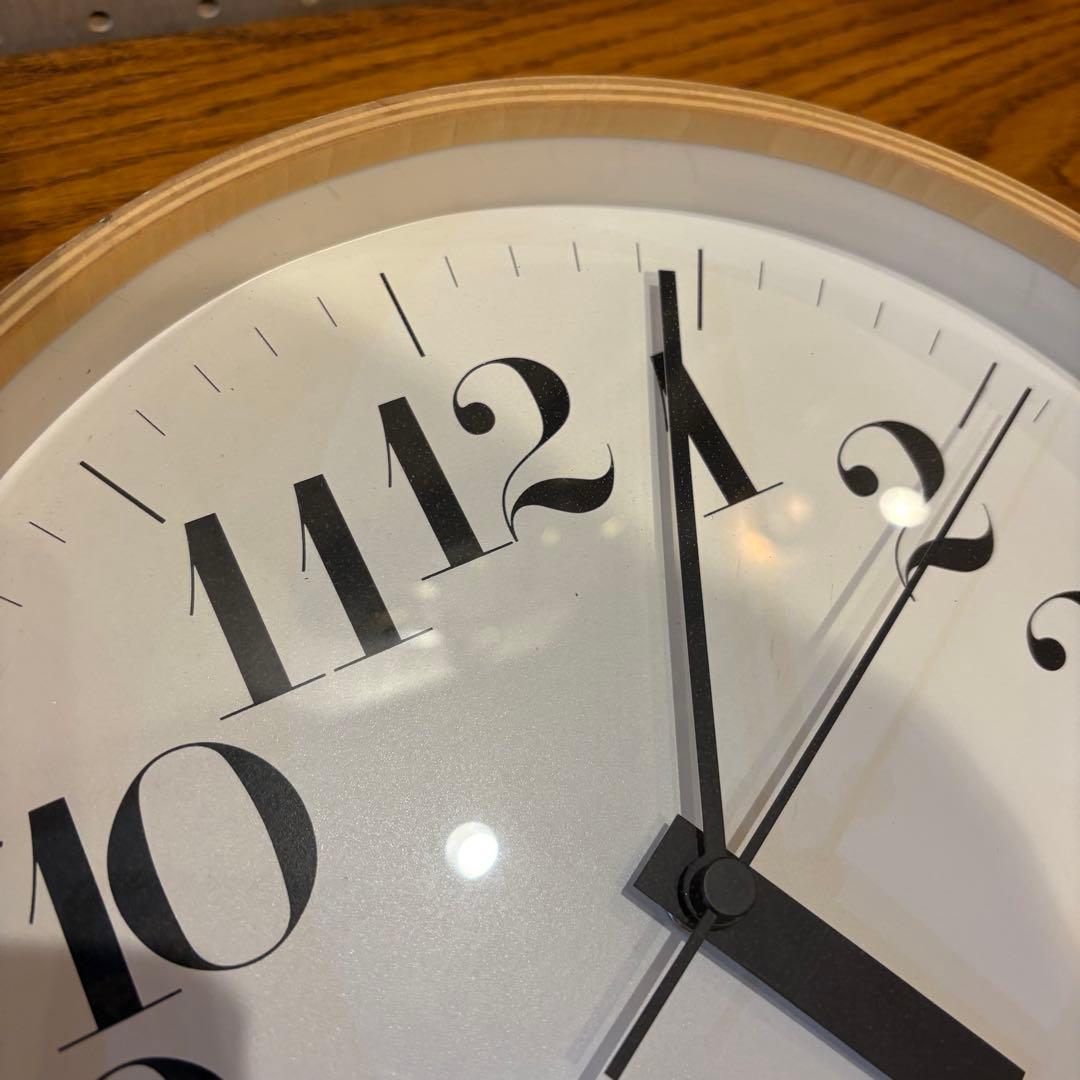 RIKI CLOCK M 壁掛け時計　電波時計 約25cm lemnos