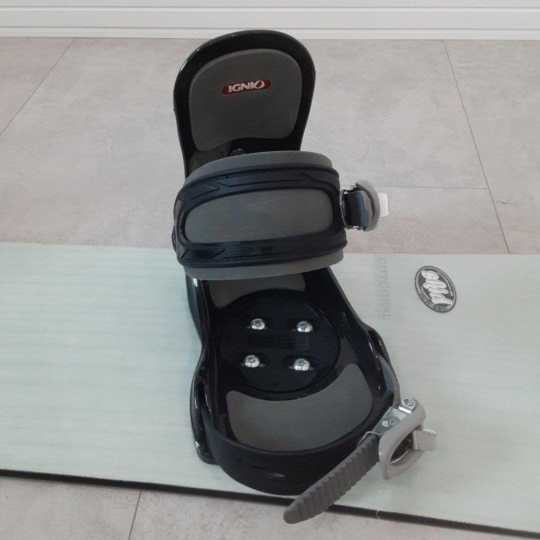 kissmark CITYCORAL 151 スノーボードセット ビンディング付