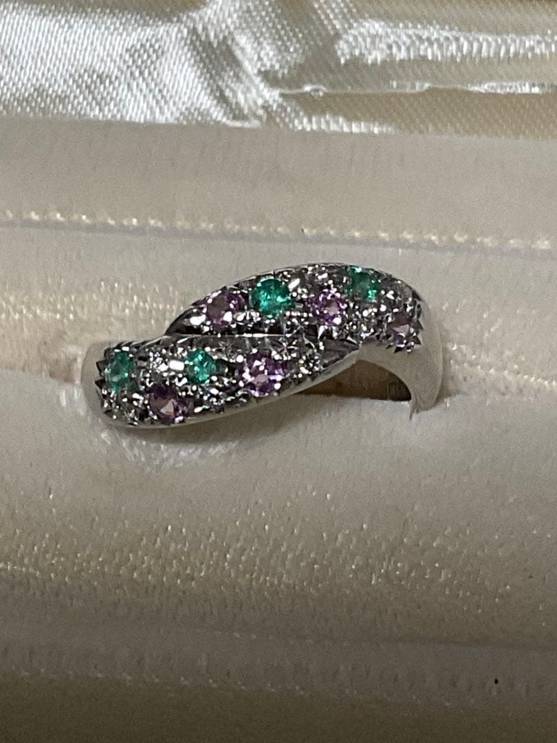 TASAKI パライバトルマリン　ダイヤモンドリング