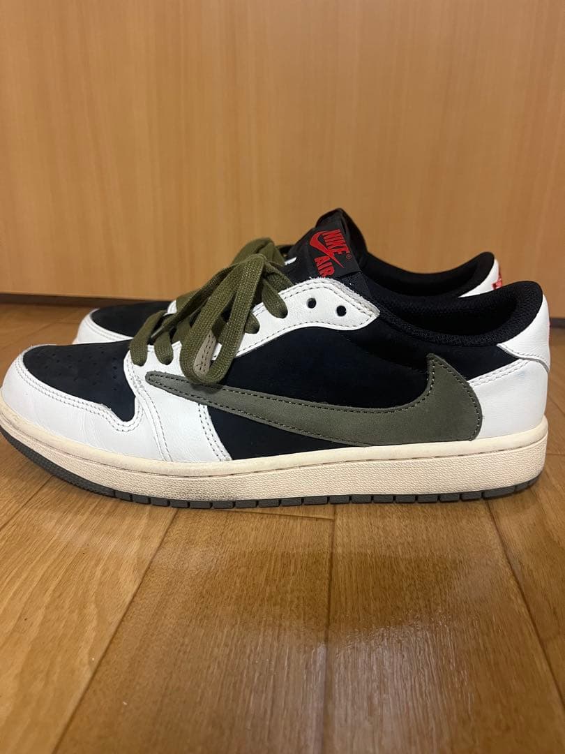 Travis×NikeAirJordan1Low OG Medium Olive