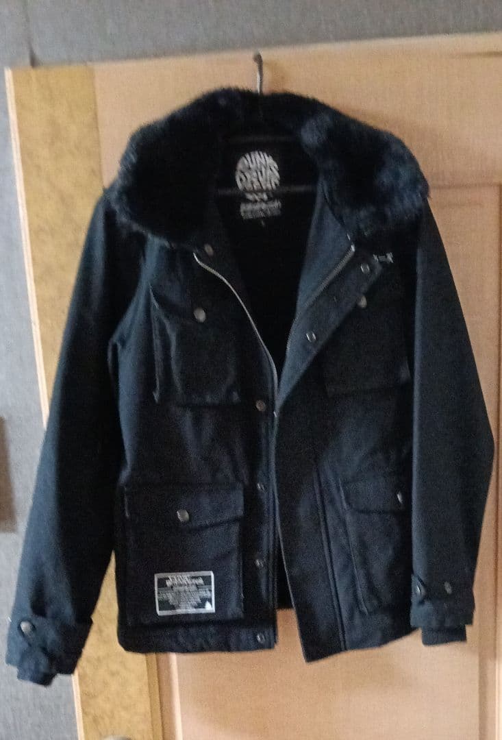 PUNK DRUNKERS パンクドランカーズ 裏ボア ドカジャン 黒