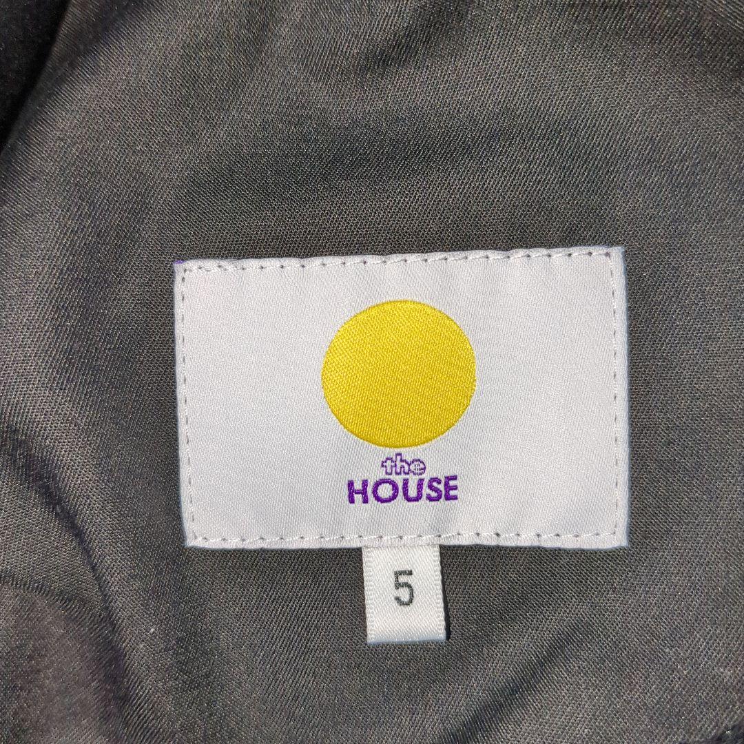 【美品】the HOUSE ザ・ハウスサイドラインパンツゴルフウェア黒 メンズL