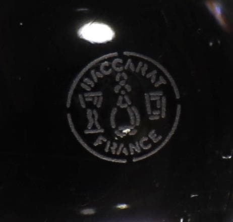 オールド・バカラ ジョルジュ シュヴァリエ氏作 バターディッシュ ジョセフィーヌ