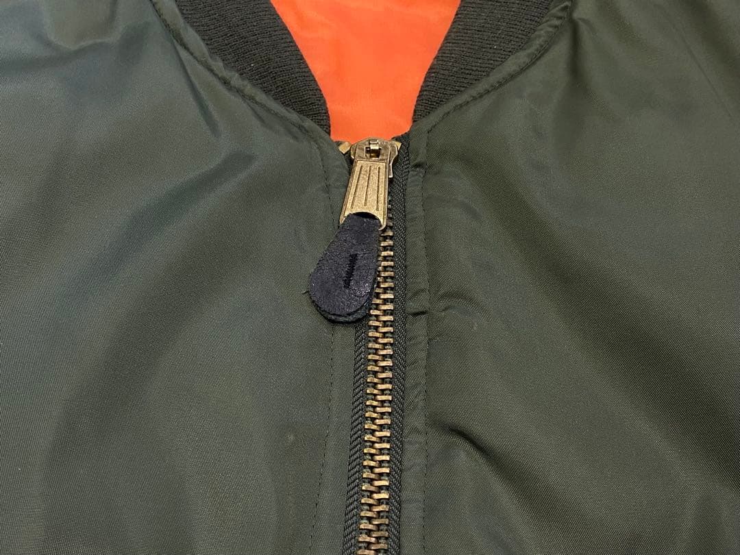 y2k 90s ファントムミリタリー MA-1 フライトジャケットM 幅広 短丈