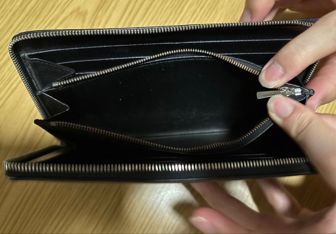 ★値下げ中★BALENCIAGA ブラックレザー　長財布