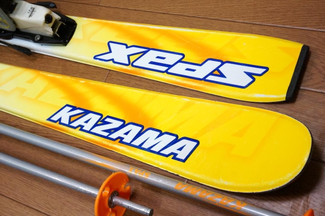 メンテ済 140cm 靴24cm KAZAMA スキーセット