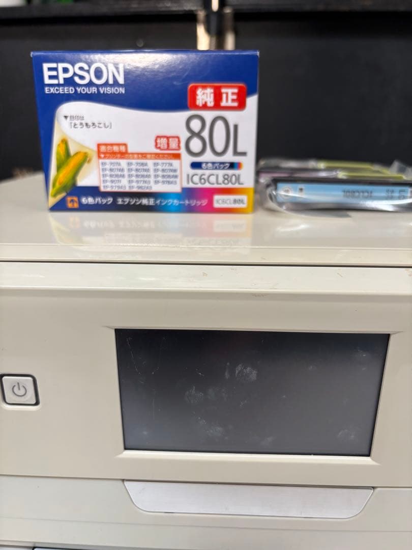 k*g様 EPSON プリンター 808AW+6色増量80L未開封純正インク付属