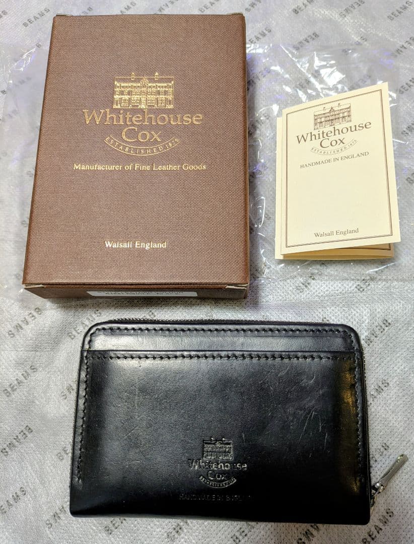 【売り切り価格】Whitehouse Cox ブラックケース