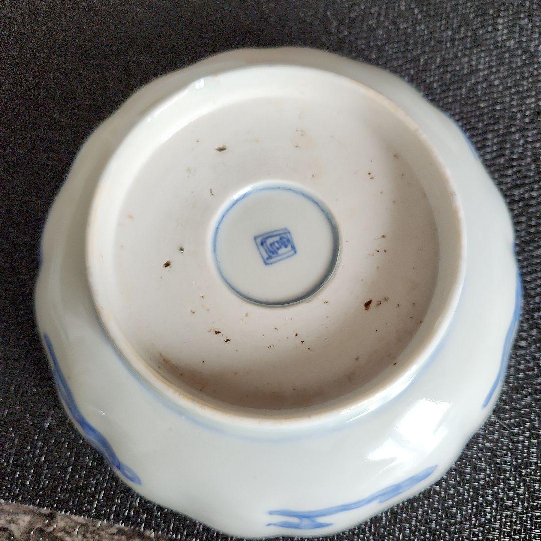 -73/y10　伊万里　色絵　兎　膾