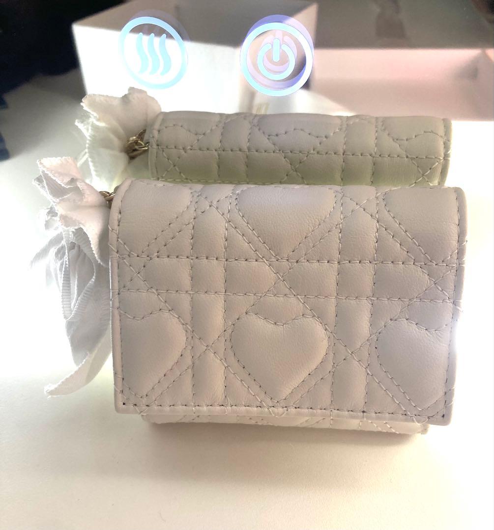 【日本限定】⭐︎Lady Dior Lotus⭐︎ウォレット⭐︎三つ折り⭐︎ホワイト