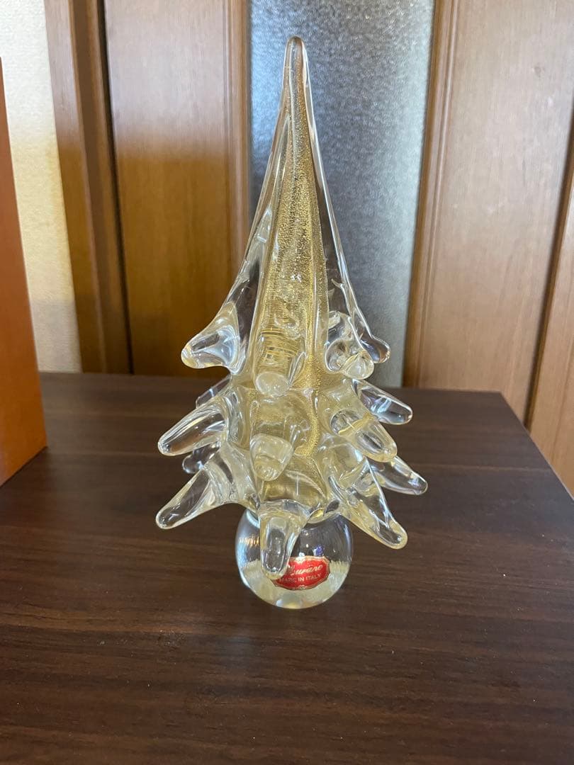 Murano ムラーノガラス　クリスマスツリー　イタリア製 希少ベネチアンガラス