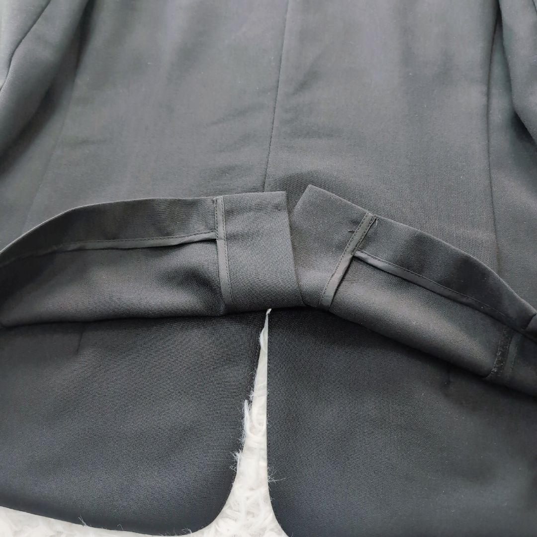 ✨️美品✨️ノーカラー　パンツスーツ　セットアップ　黒　M　プラステ　洗える
