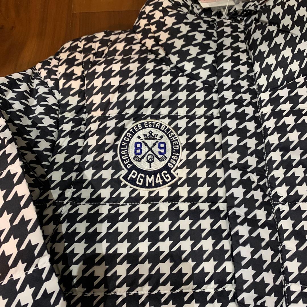 パーリーゲイツ　メンズゴルフウェア　ライトダウンジャケット　千鳥格子　5