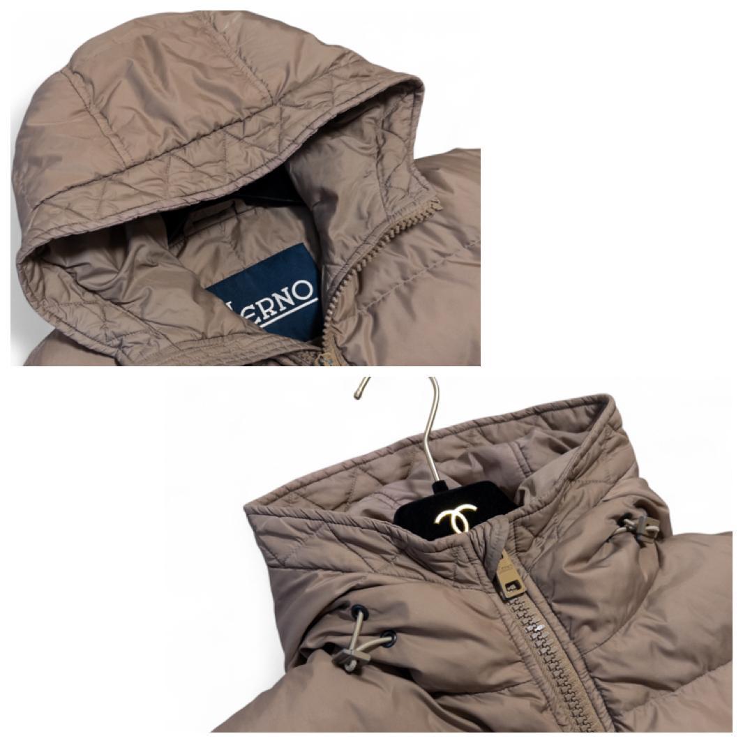 HERNO ダウンジャケット フード ベージュ ショート丈 44