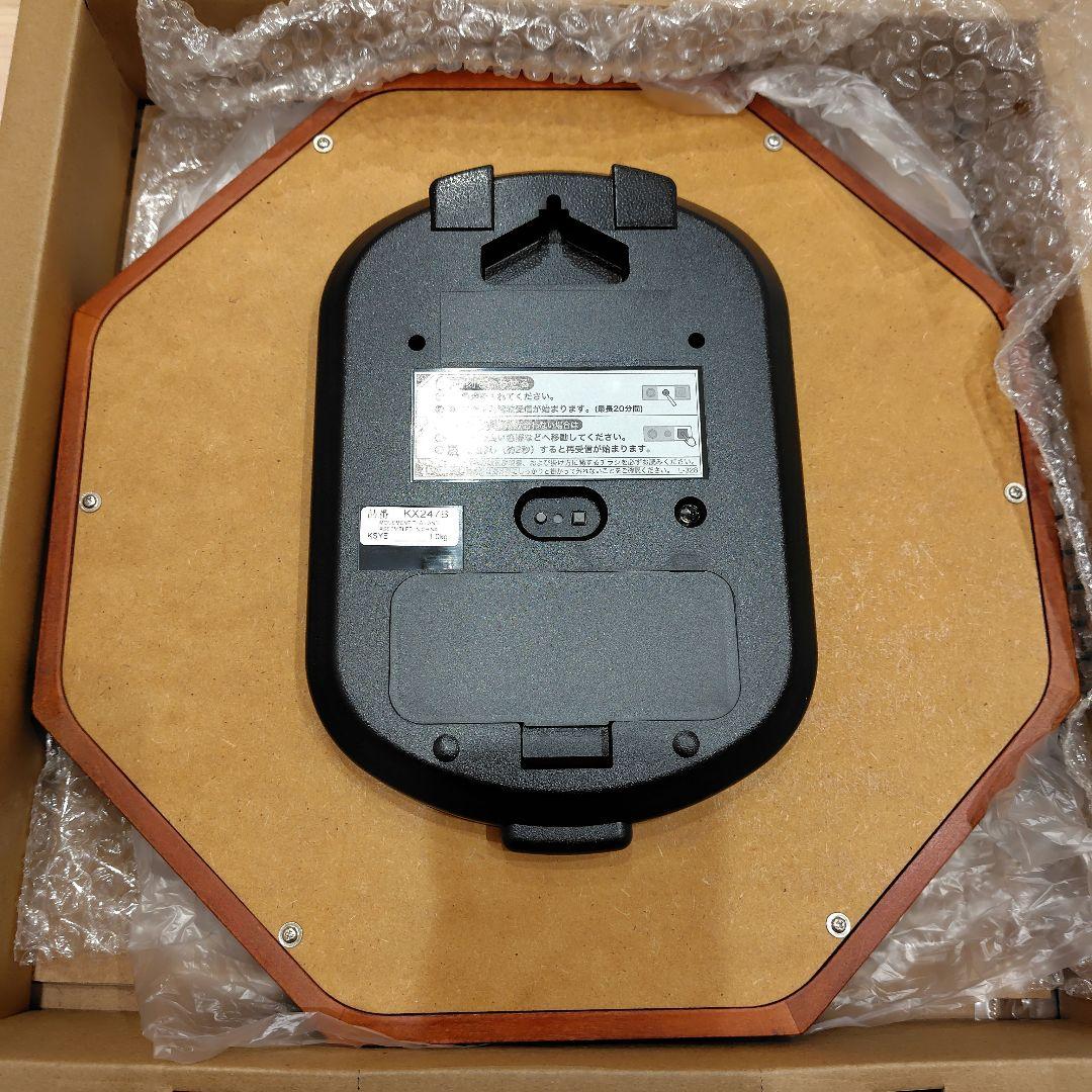 SEIKO 八角形掛時計 茶色　セイコー　未使用未開封　新品