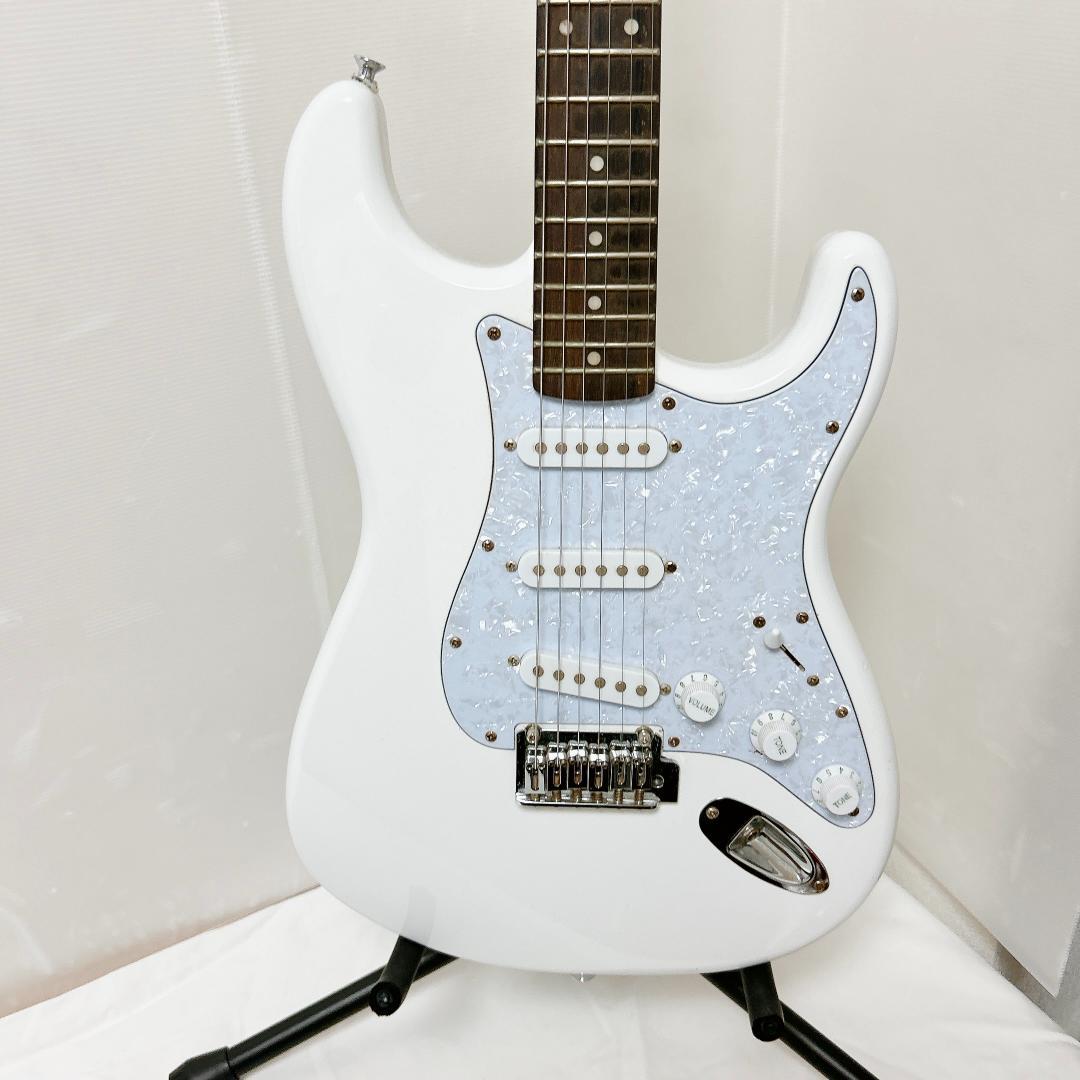 美品 Squier スクワイヤー Stratocaster ストラト ホワイト