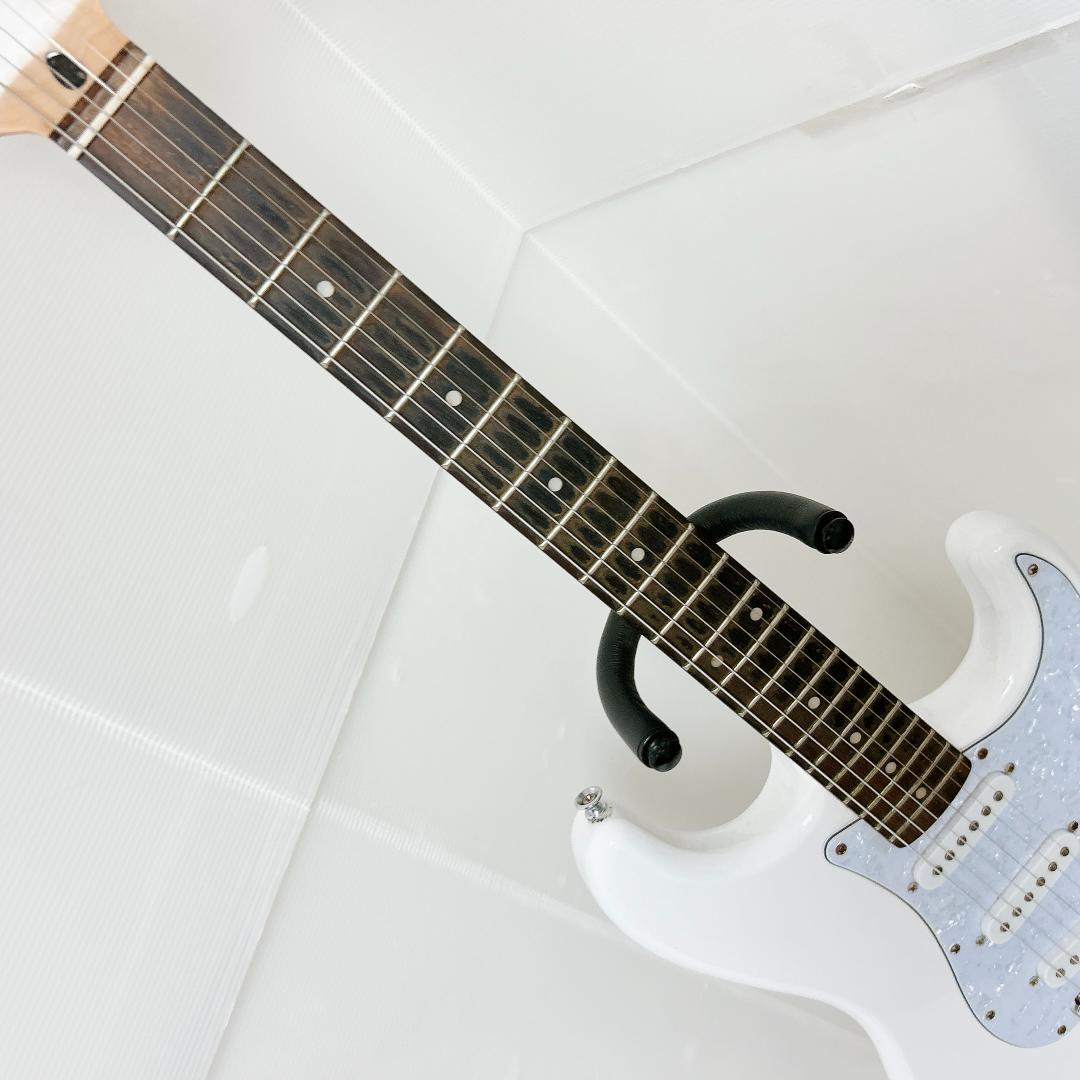 美品 Squier スクワイヤー Stratocaster ストラト ホワイト