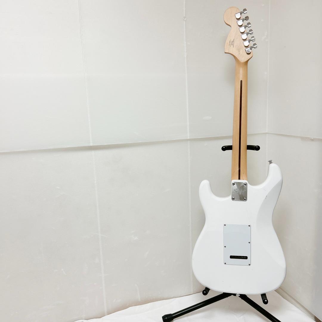 美品 Squier スクワイヤー Stratocaster ストラト ホワイト