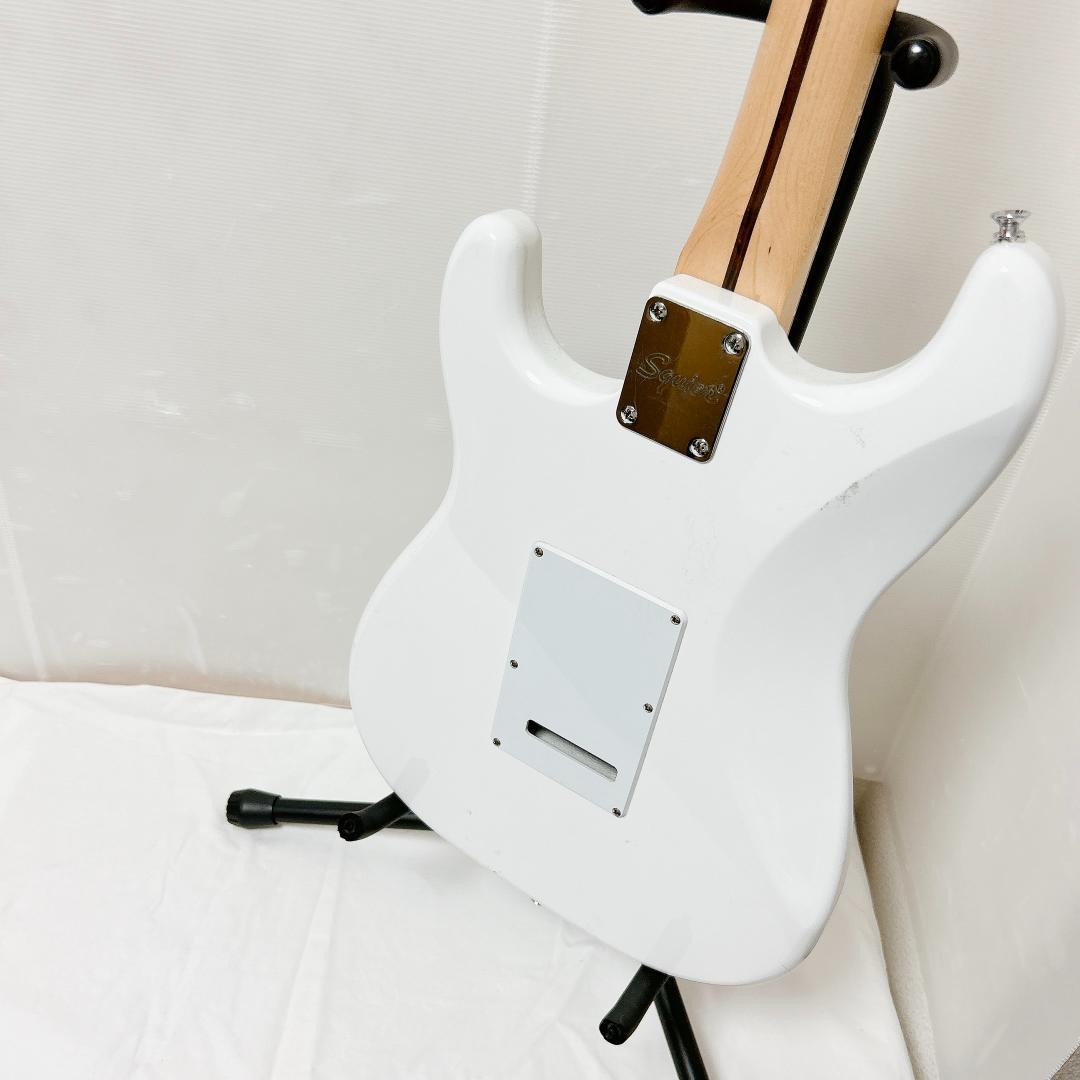 美品 Squier スクワイヤー Stratocaster ストラト ホワイト