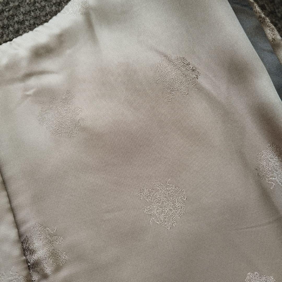 【極美品】オールドイングランド ノーカラーロングコート 金ボタン ダブル