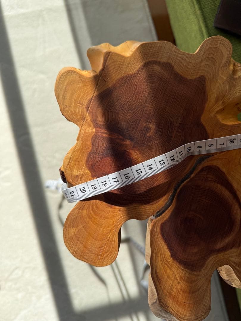 ミニ　コーヒーテーブル　サイドテーブル　切り株　K003