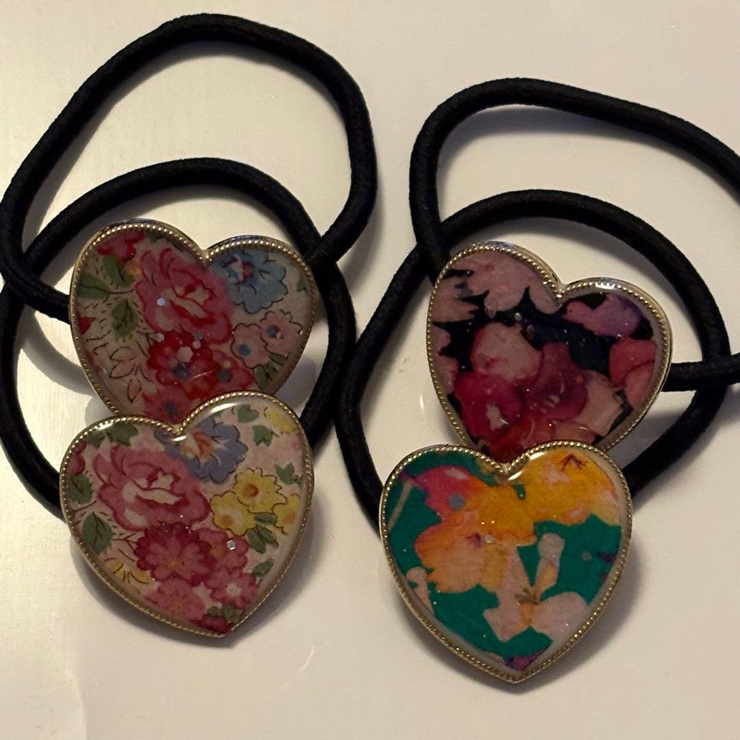 リバティ ハンドメイド ヘアゴム12個セット41