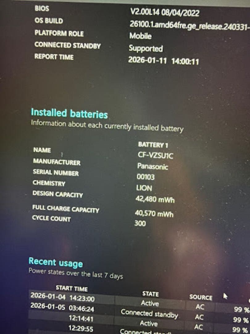 16GB/爆速1TBレッツノート SV9 バッテリー95%超 i5-10310U