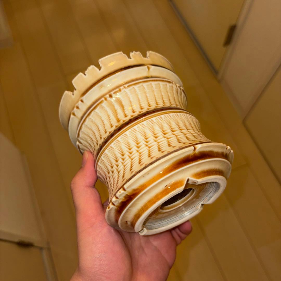 XL SIZE 植木鉢 作家鉢 アガベ グラキリス ホリダ チタノタ 白鯨 雷神