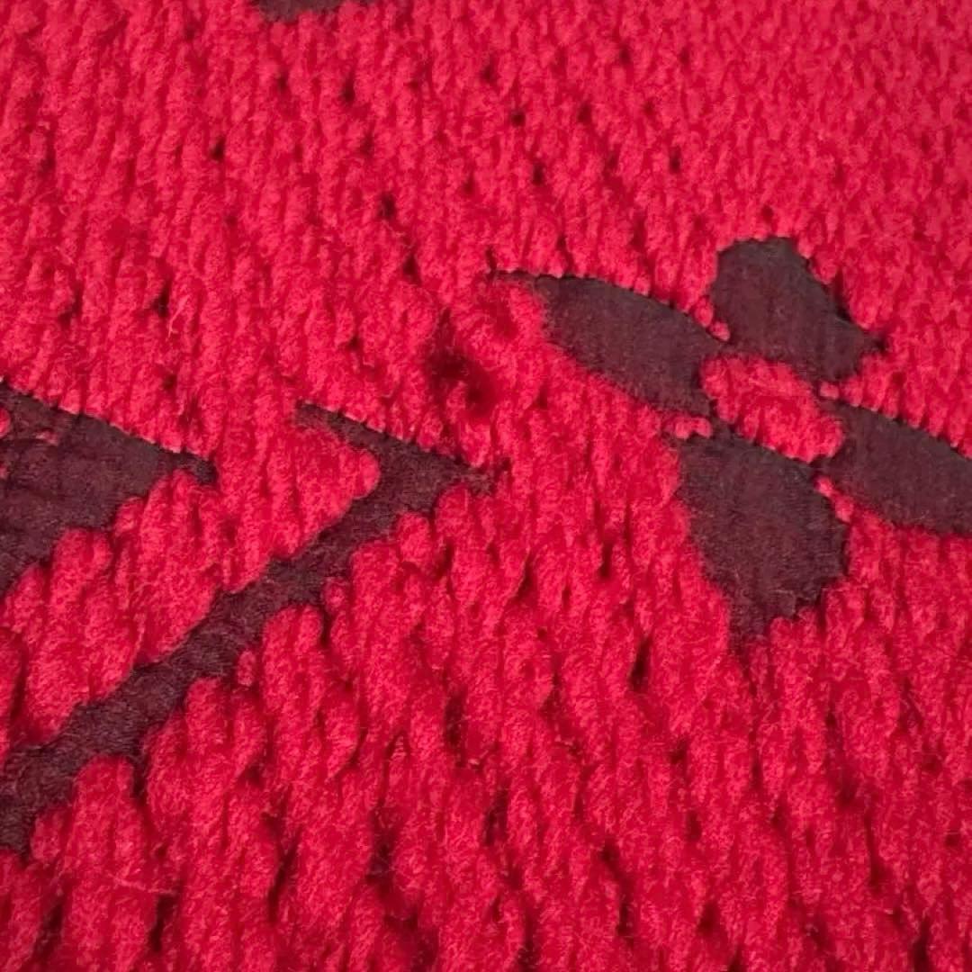 LOUIS VUITTON 正規品 レッド マフラー