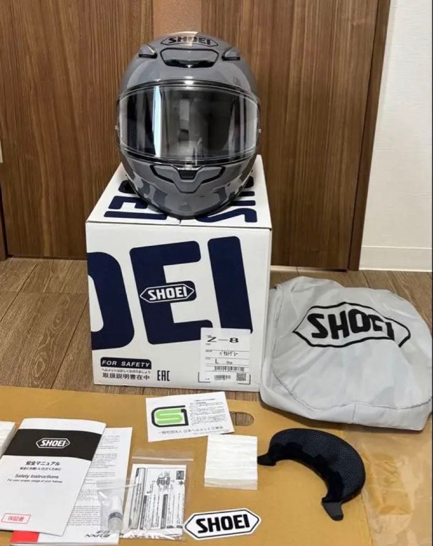 SHOEI Z-8 フルフェイスヘルメット バサルトグレー Lサイズ